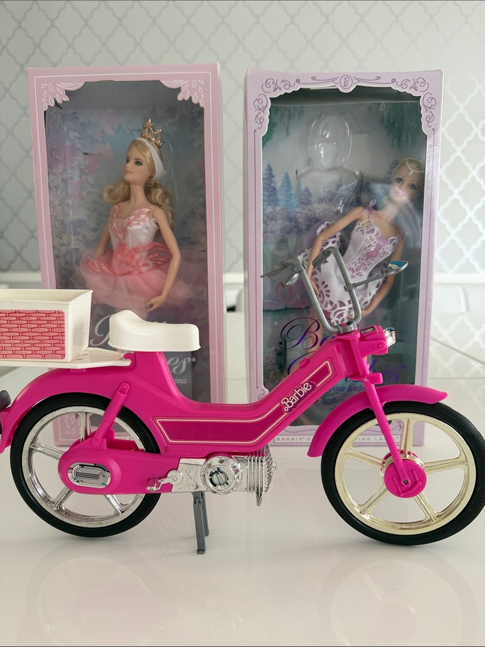 Barbie Collector Pink Label & Ride-On Motor Bike